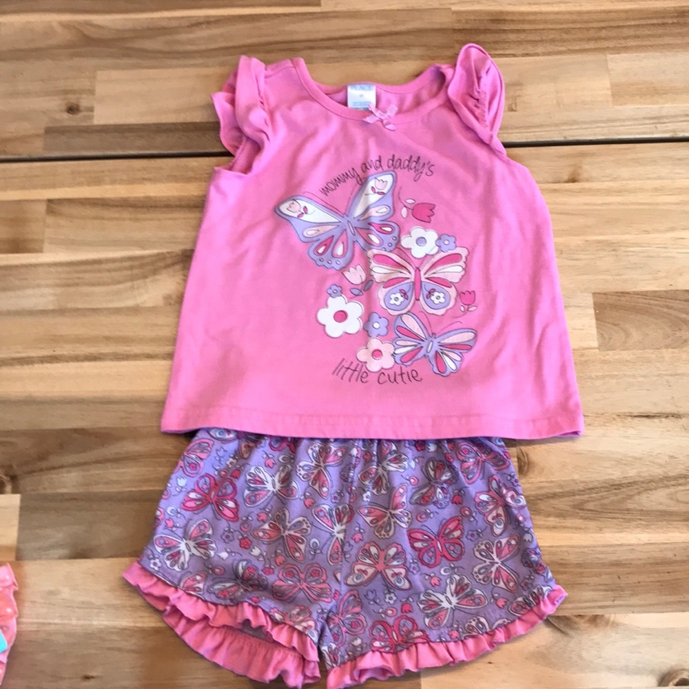 Toddler Girls Pajama Short Set